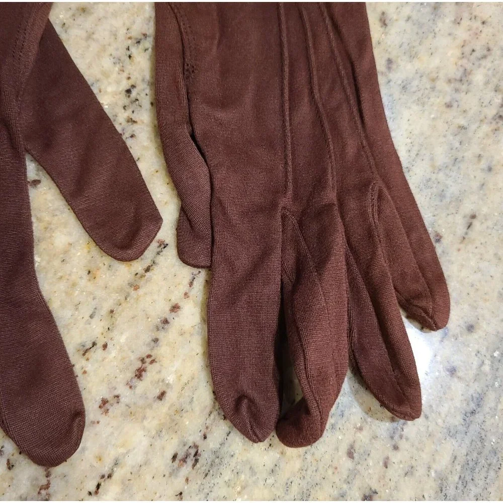 New? Vtg Size XS S 6.5 Rusty Brown Red Stretch Nylon Formal 11
